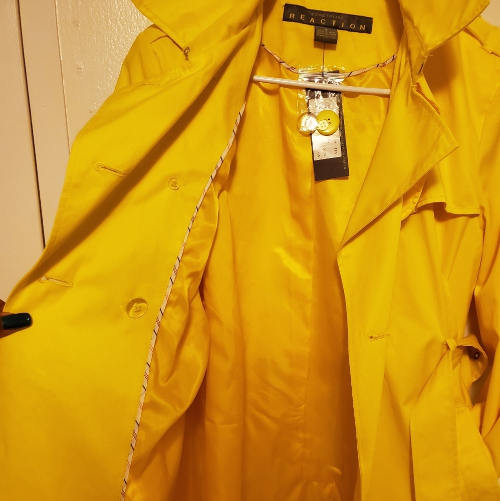 🌞CLEARANCE🌞 Nwt Kenneth Cole Reaction Trenchcoat - Picture 4 of 8